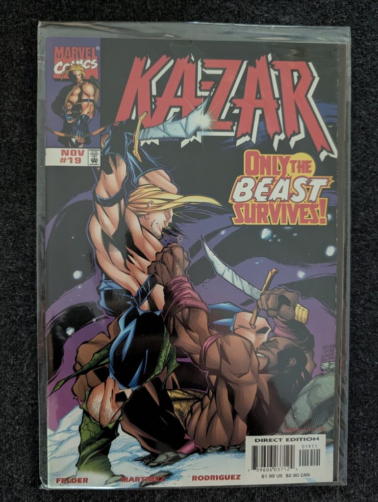 Ka-Zar #19 front cover