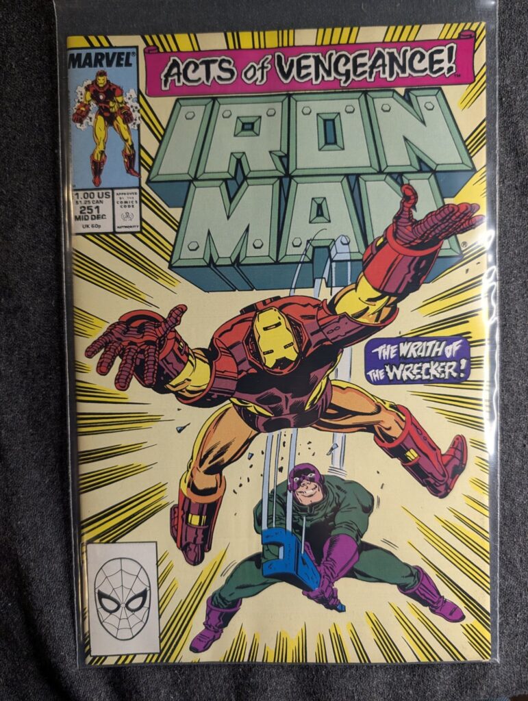Iron Man #251 front cover