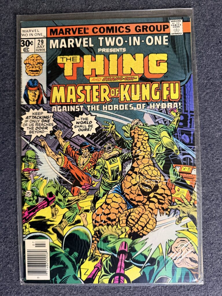 Marvel Two-In-One #29 front cover