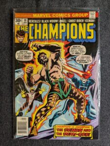 The Champions #10 front cover