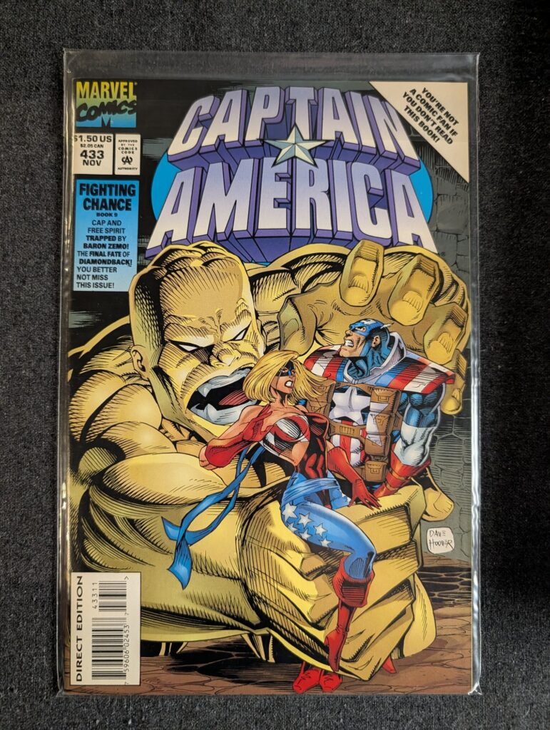 Captain America #433 front cover