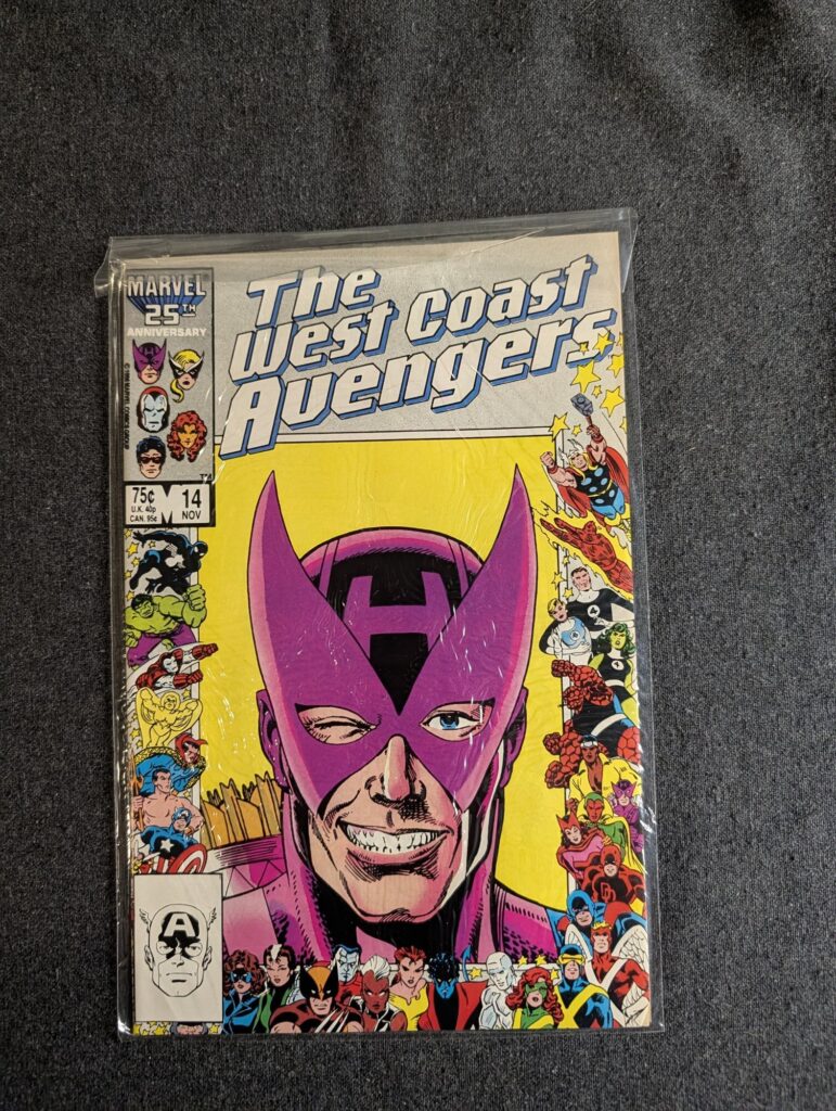 The West Coast Avengers #14 front cover