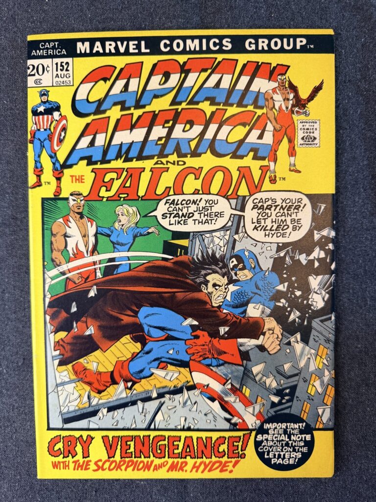 Captain America #152 front cover