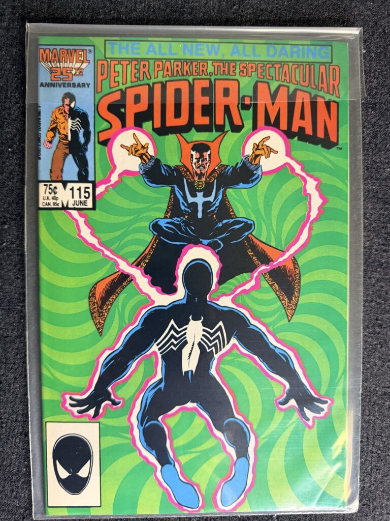 Peter Parker, The Spectacular Spider-Man #115 front cover