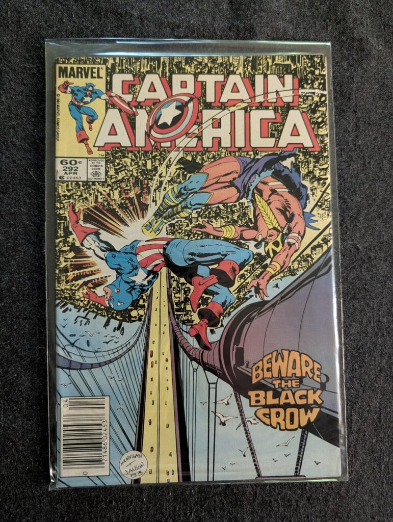 Captain America #292 front cover