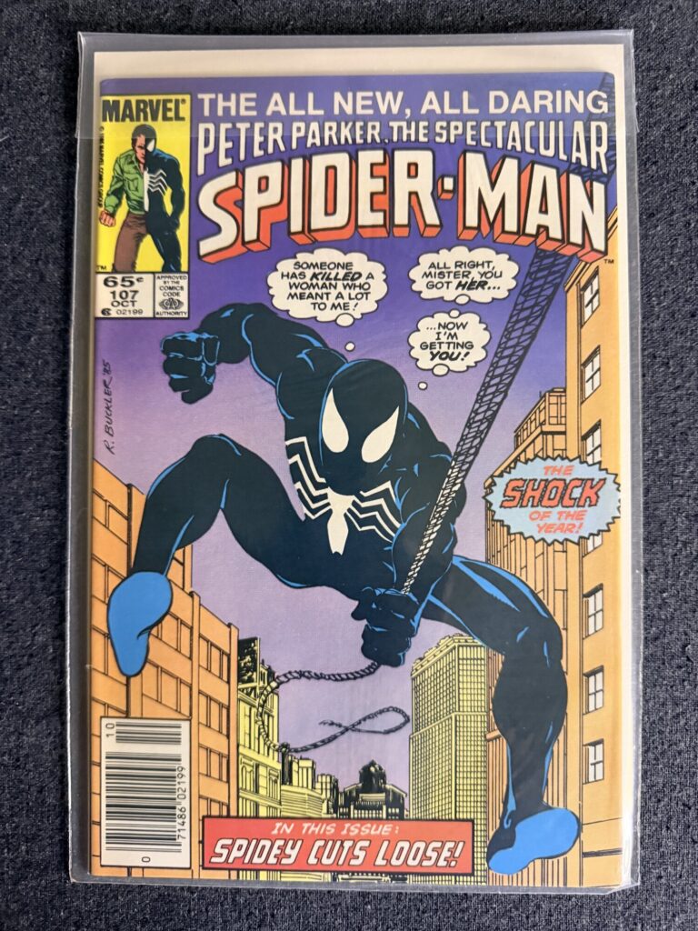 The Spectacular Spider-Man #107 front cover