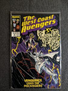 The West Coast Avengers #23 front cover