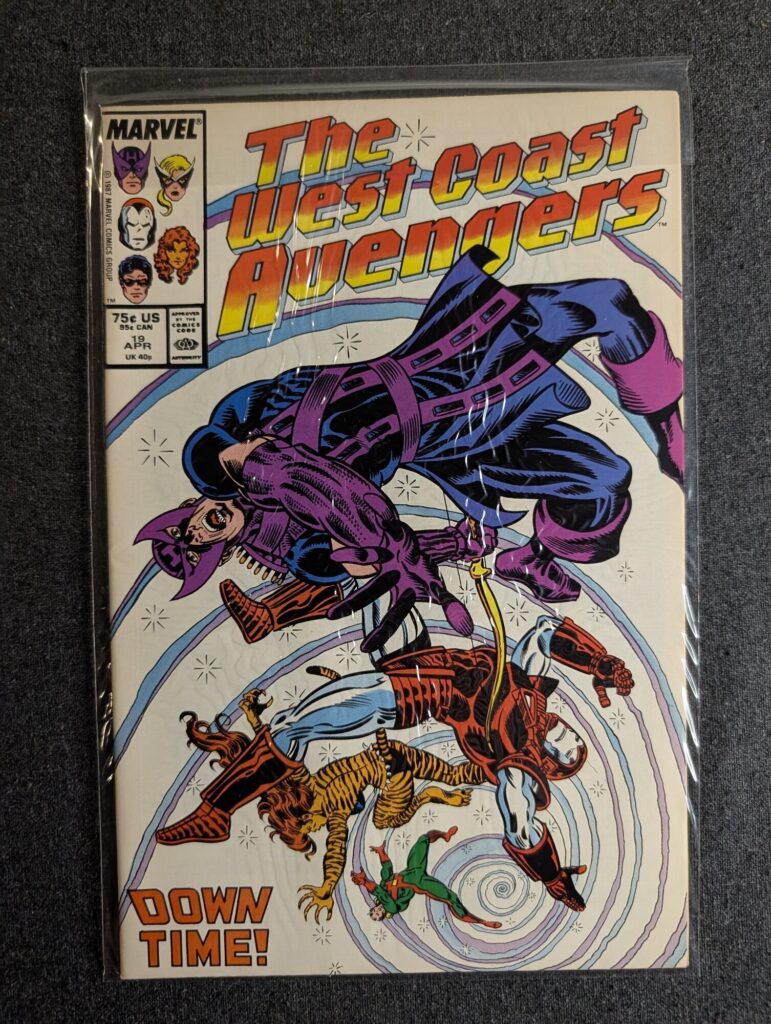 The West Coast Avengers #19 front cover
