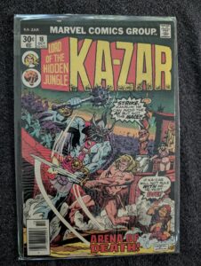 Ka-Zar #18 front cover