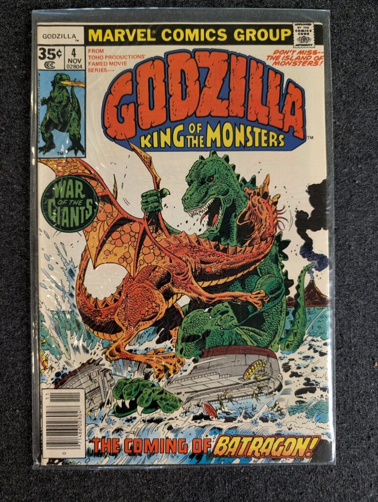 Godzilla #4 front cover