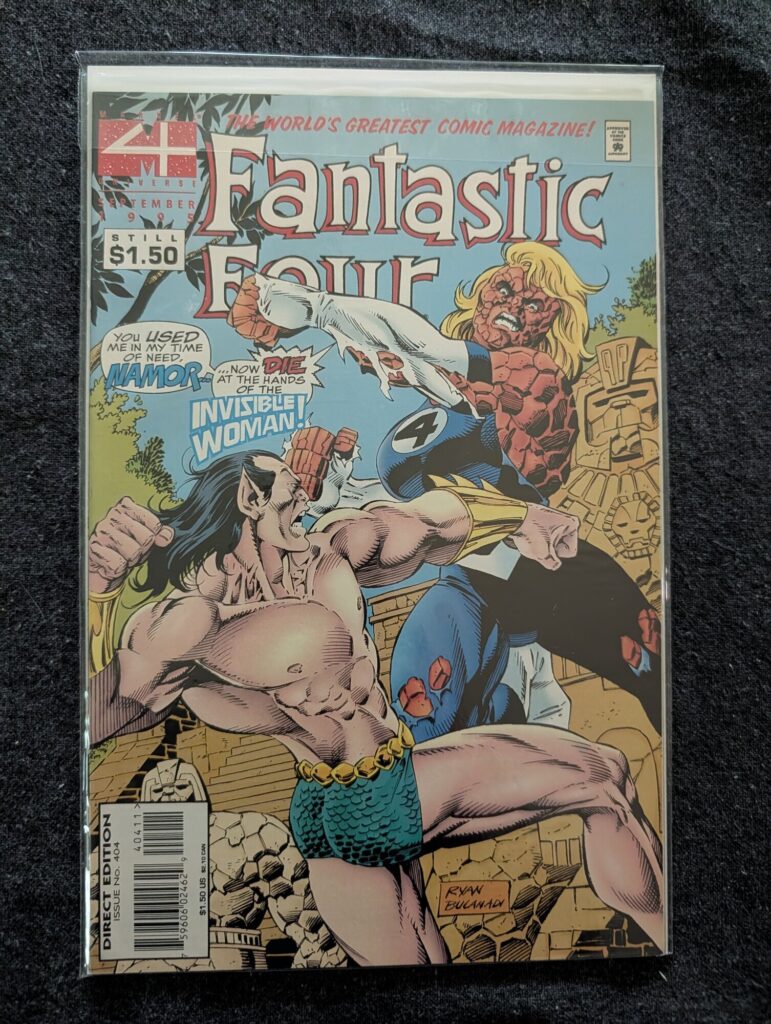 Fantastic Four #404 front cover