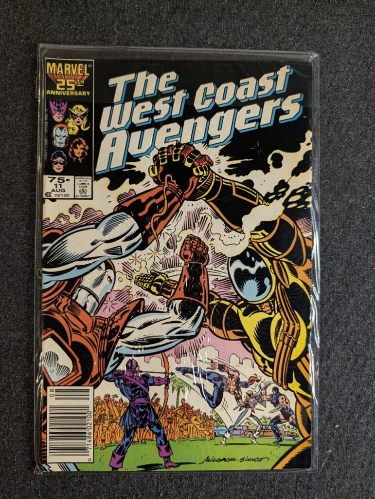 The West Coast Avengers #11 front cover