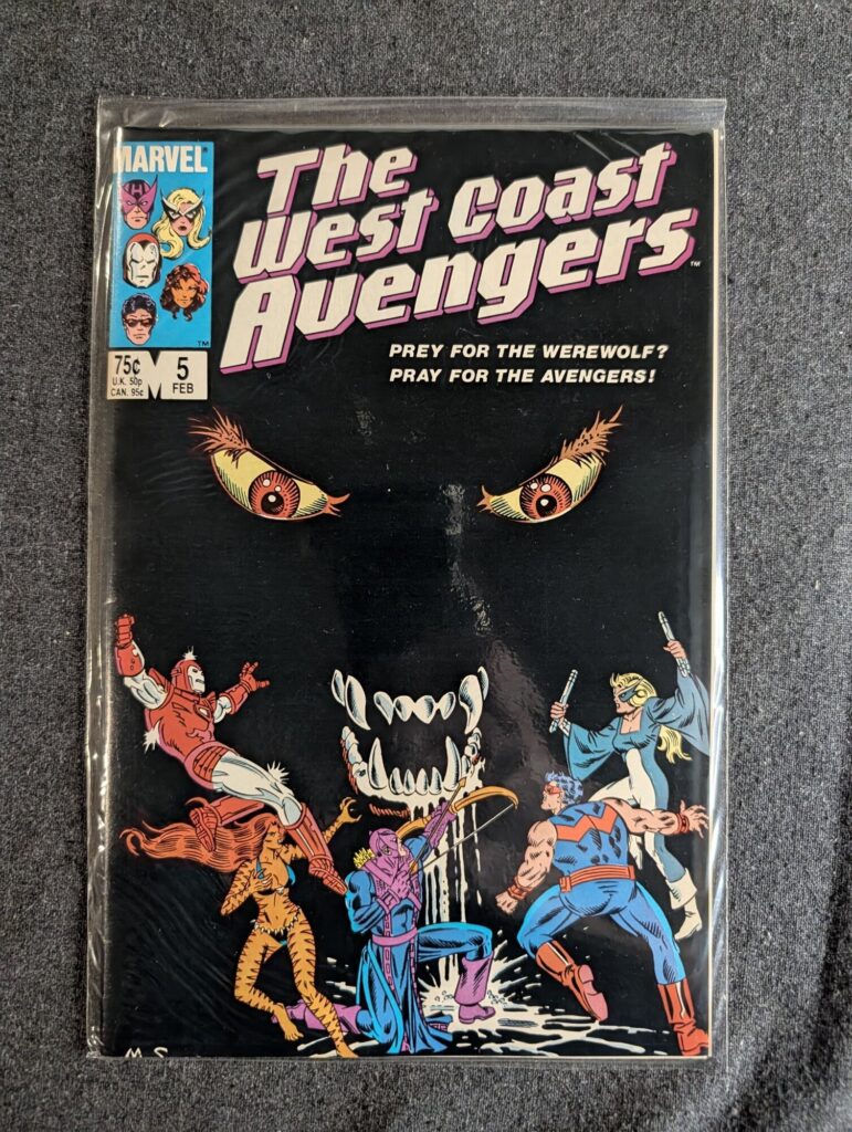 The West Coast Avengers #5 front cover