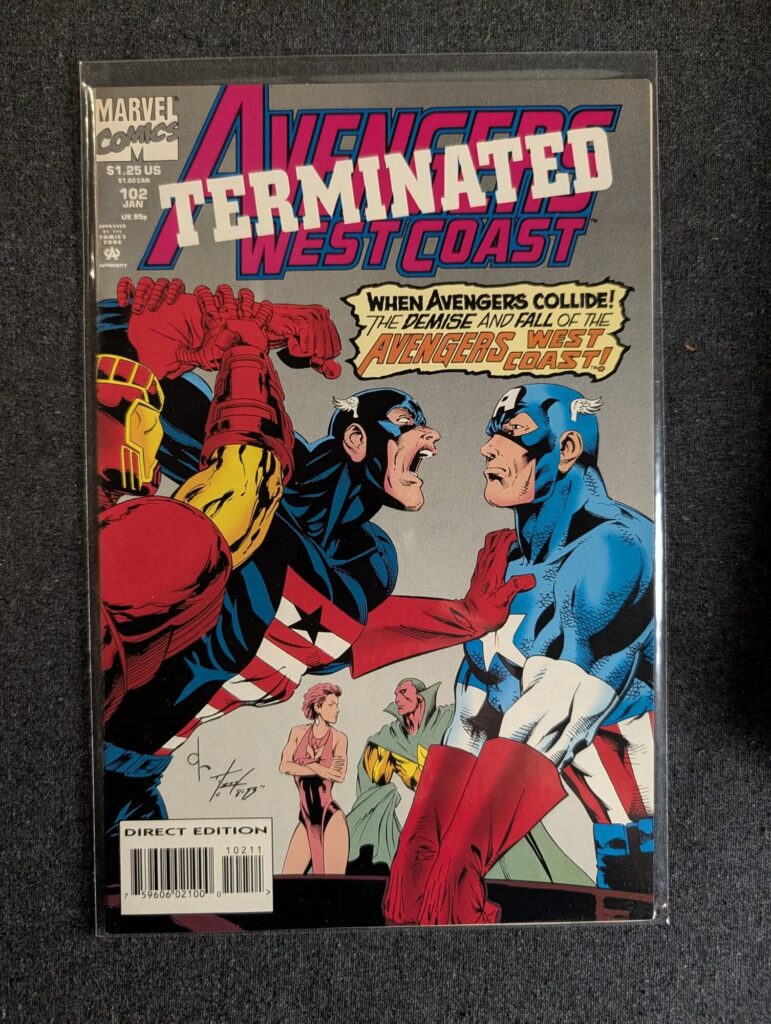 Avengers West Coast #102 front cover
