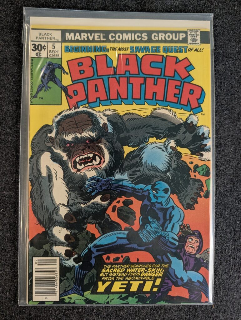 Black Panther #5 front cover