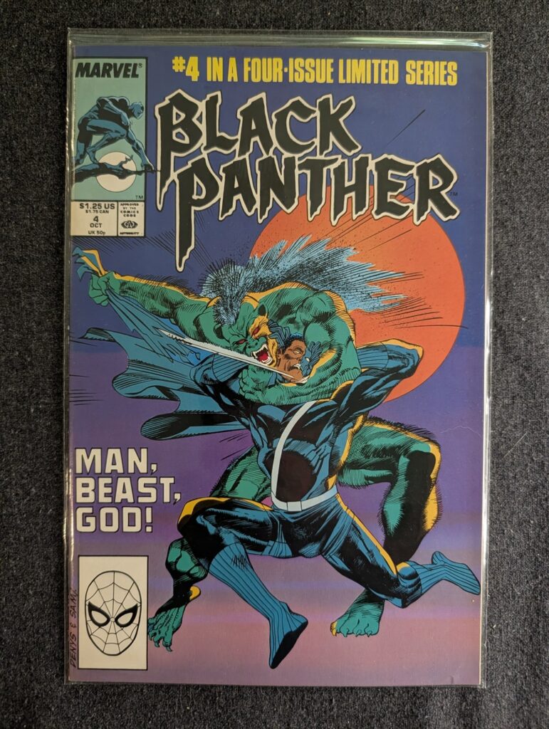 Black Panther #4 front cover
