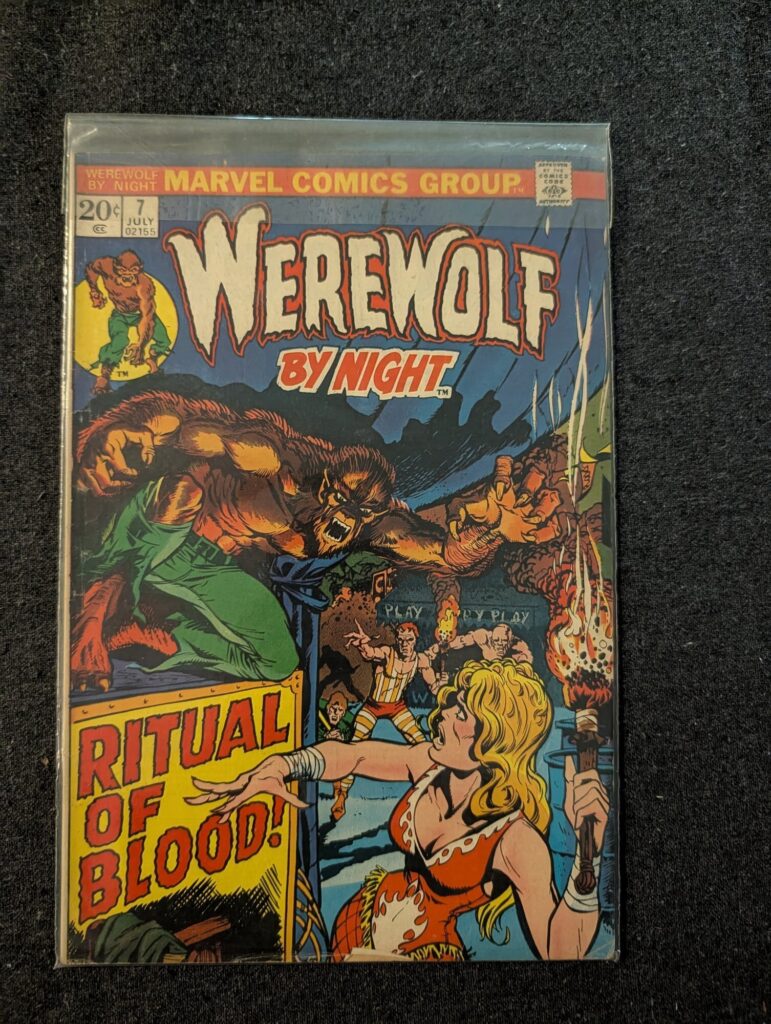 Werewolf by Night #7 front cover