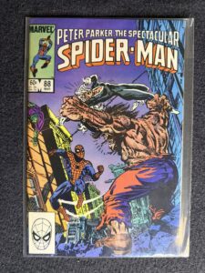 Peter Parker, The Spectacular Spider-Man #88 front cover