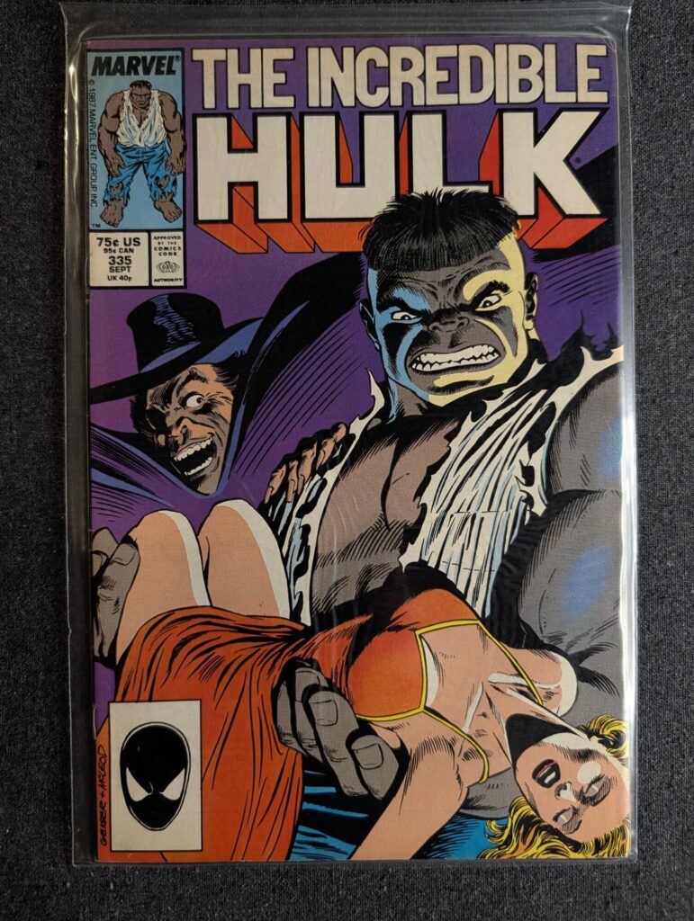 The Incredible Hulk #335 front cover