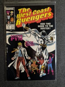 The West Coast Avengers #21 front cover