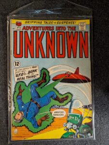 Adventures into the Unknown #174 front cover