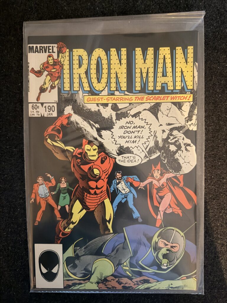 Iron Man #190 front cover