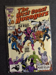 The West Coast Avengers #18 front cover