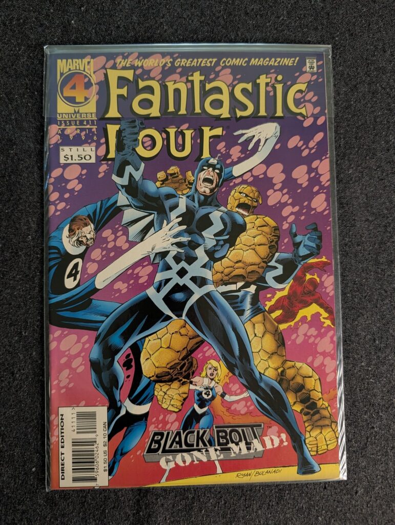 Fantastic Four #411 front cover