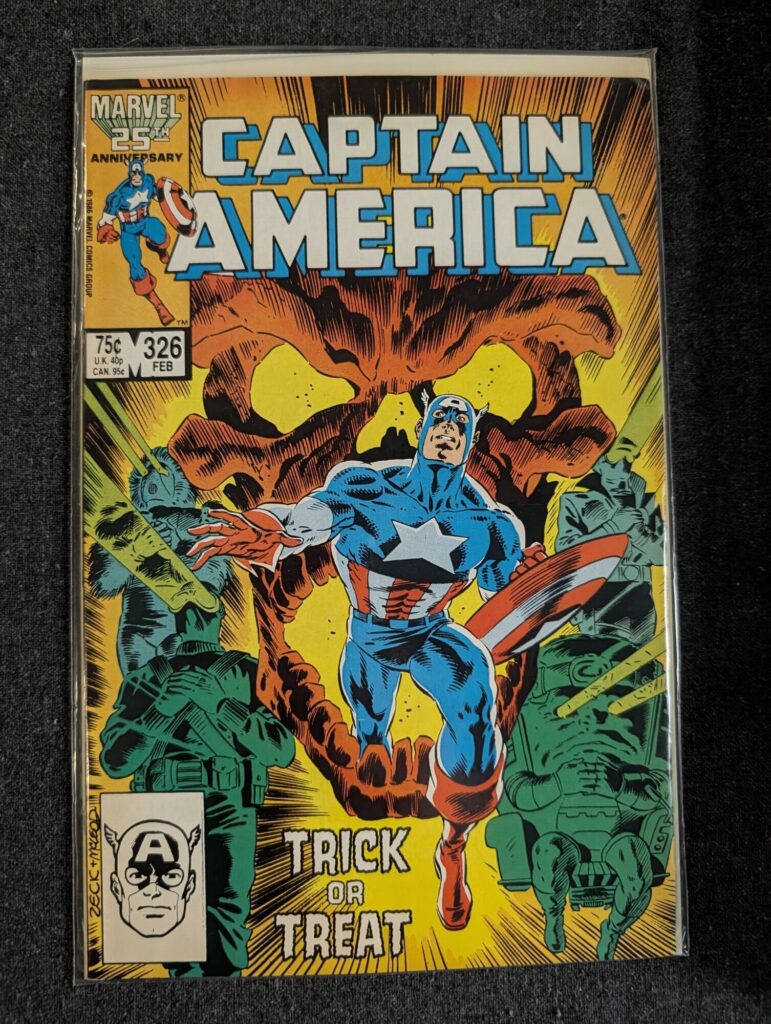 Captain America #326 front cover