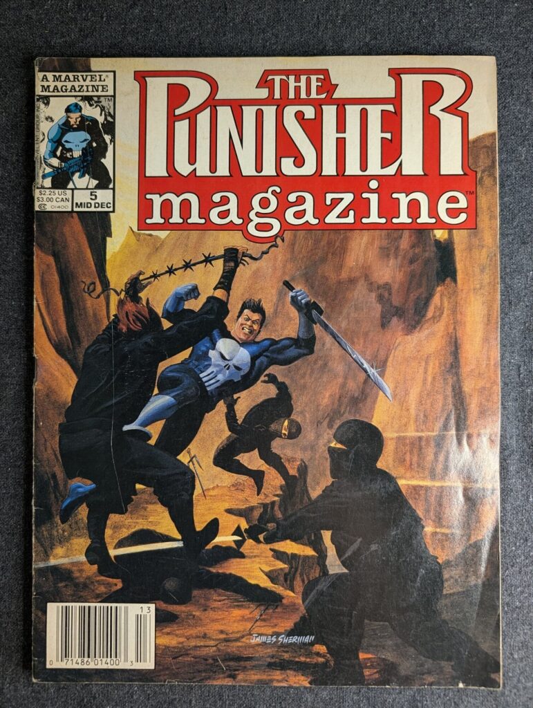 The Punisher Magazine #5 front cover