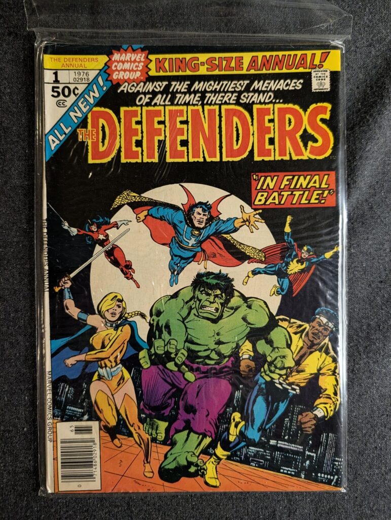 The Defenders Annual #1 front cover