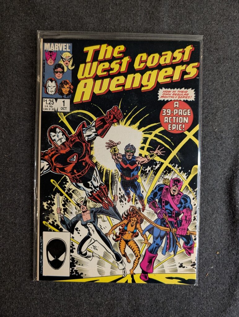 The West Coast Avengers #1 front cover