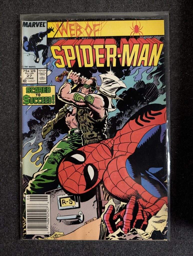 Web of Spider-Man #27 front cover