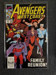 Avengers West Coast #57 front cover