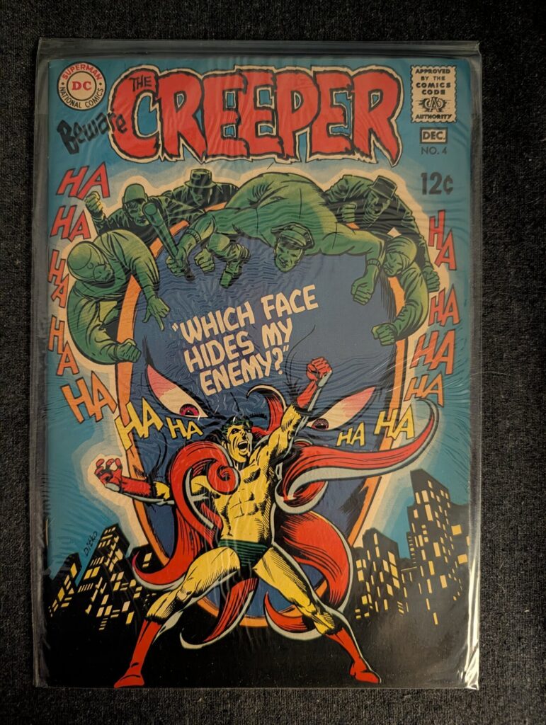 Beware the Creeper #4 front cover