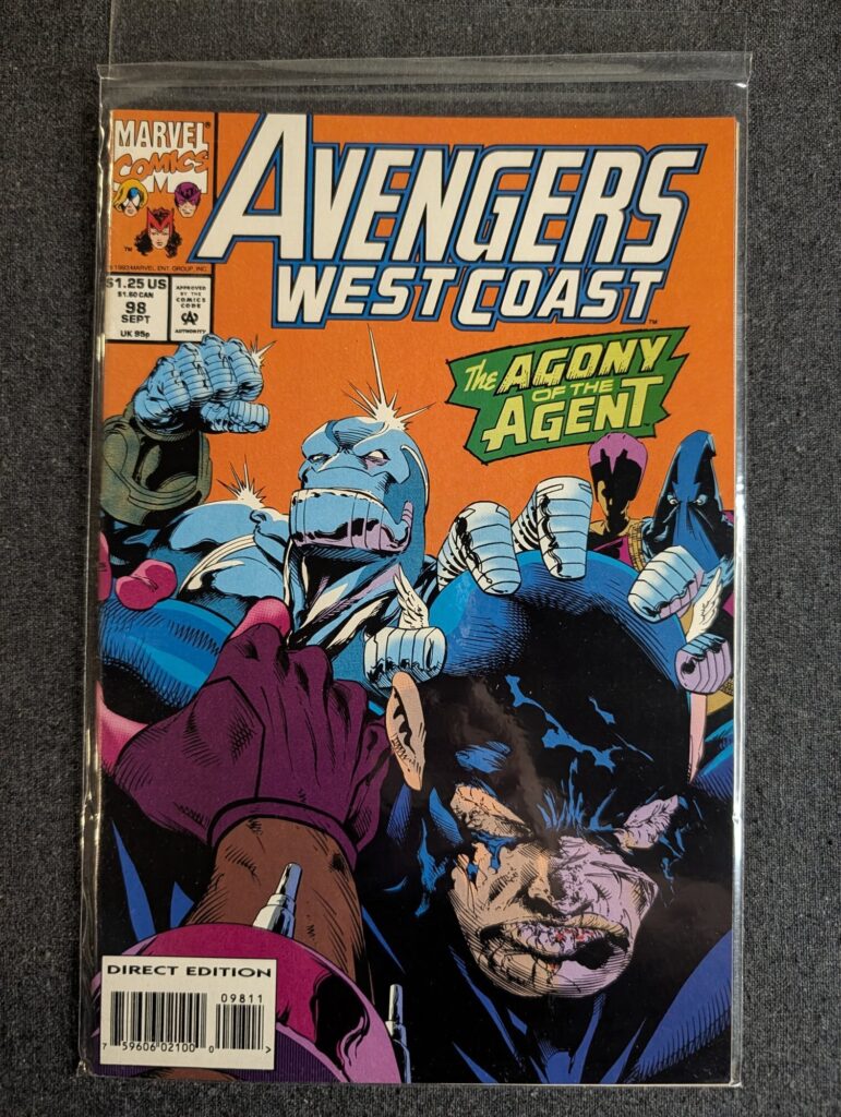 Avengers West Coast #98 front cover