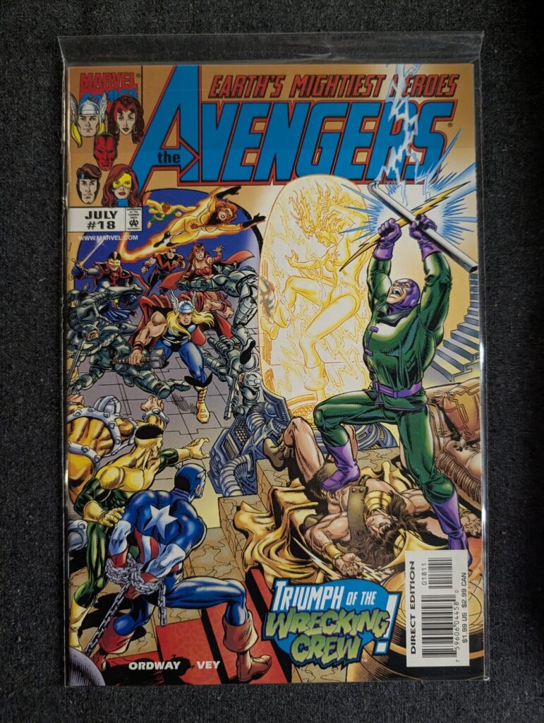 The Avengers #18 front cover