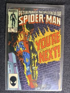 Peter Parker, The Spectacular Spider-Man #103 front cover