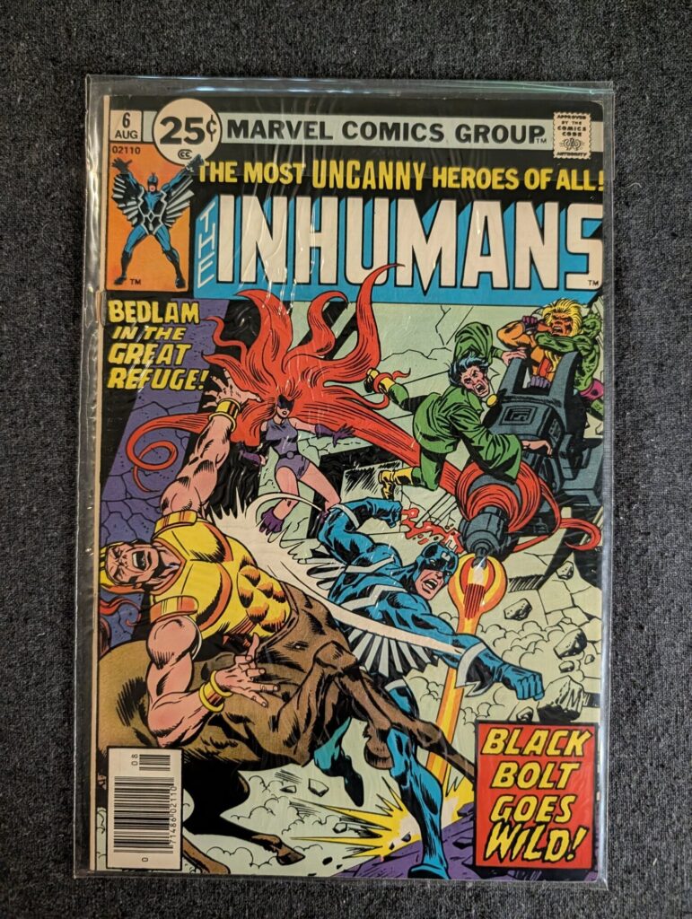 The Inhumans #6 front cover
