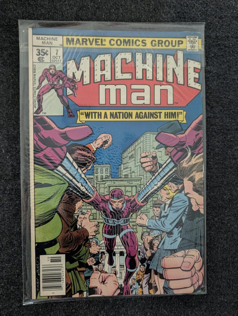 Machine Man #7 front cover