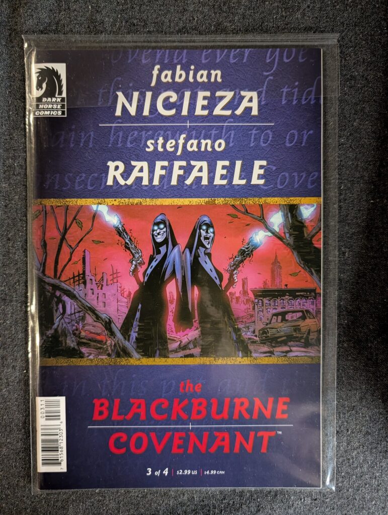 The Blackburne Covenant #3 front cover