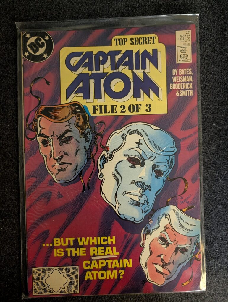 Captain Atom #27 front cover