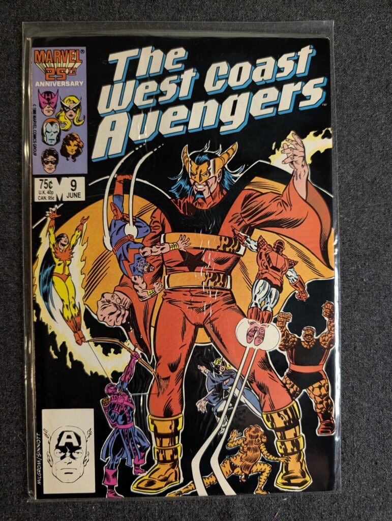 The West Coast Avengers #9 front cover