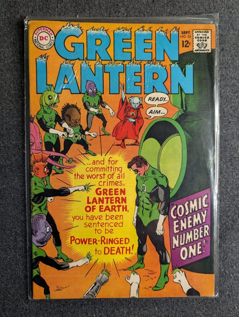Green Lantern #55 front cover
