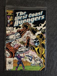 The West Coast Avengers #11 front cover
