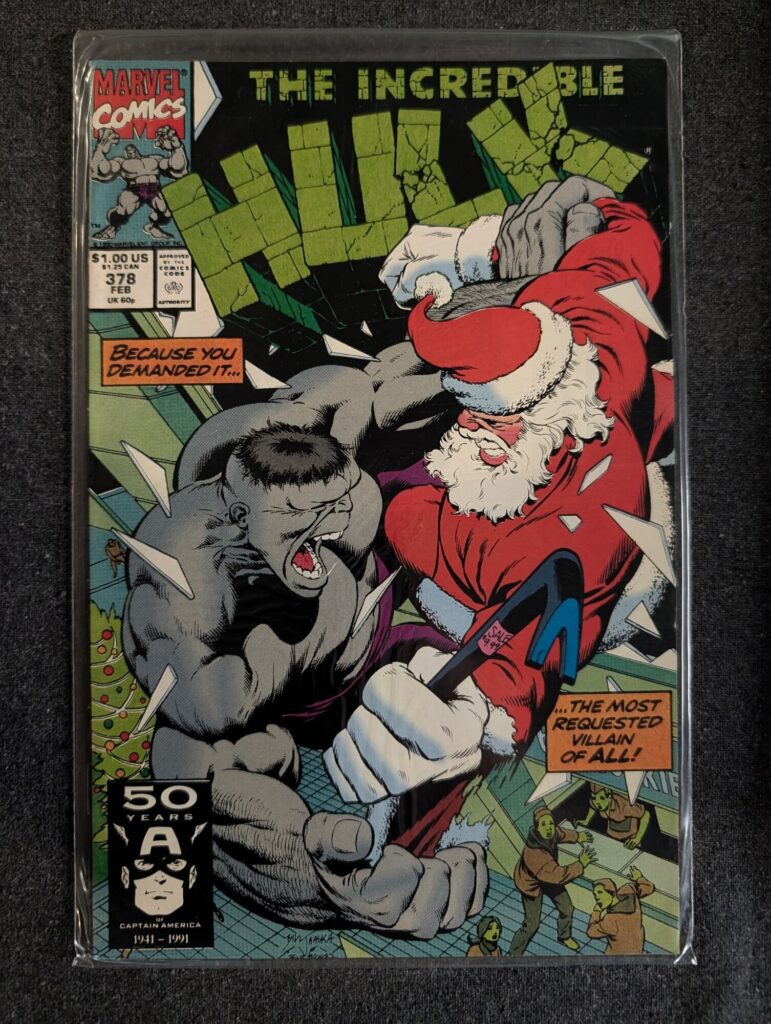 The Incredible Hulk #378 front cover