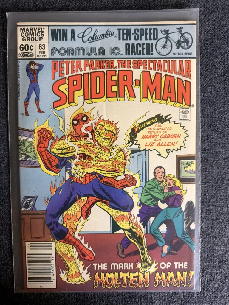 The Spectacular Spider-Man #63 front cover