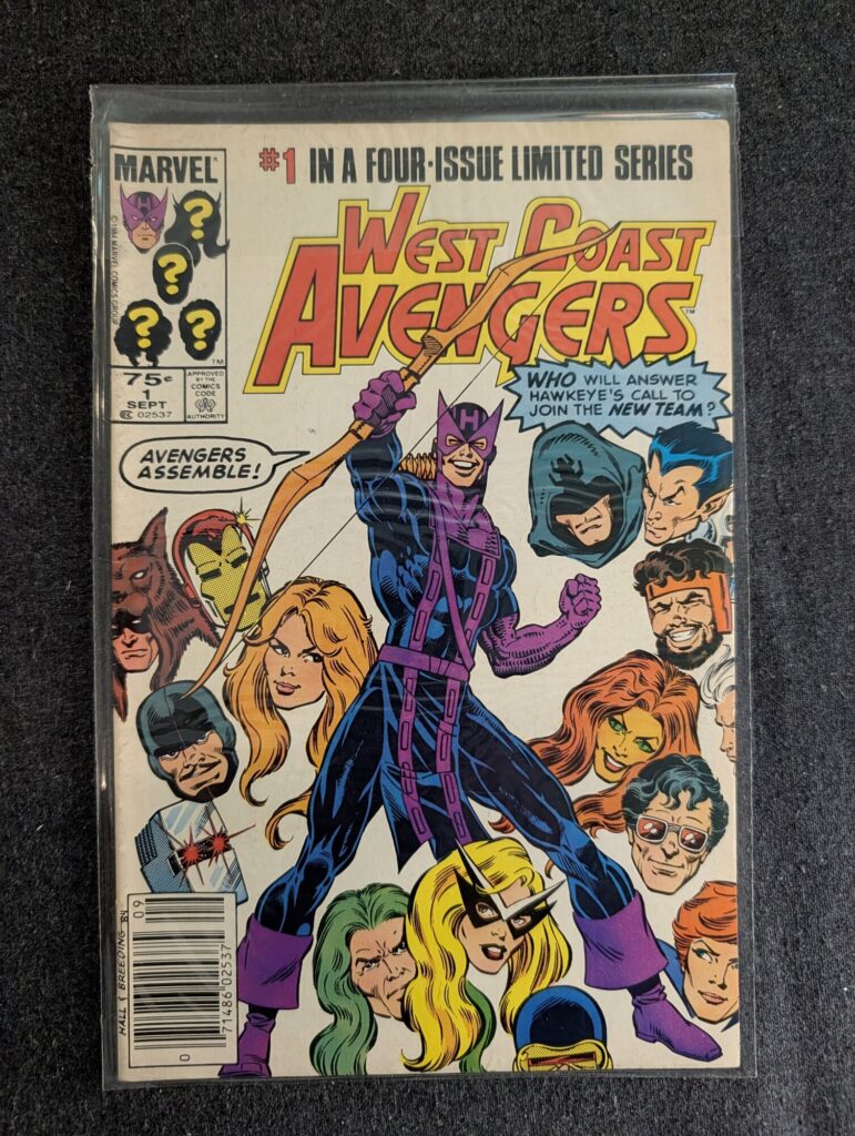 West Coast Avengers #1 front cover