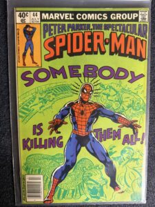 The Spectacular Spider-Man #44 front cover