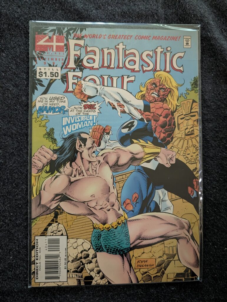 Fantastic Four #404 front cover